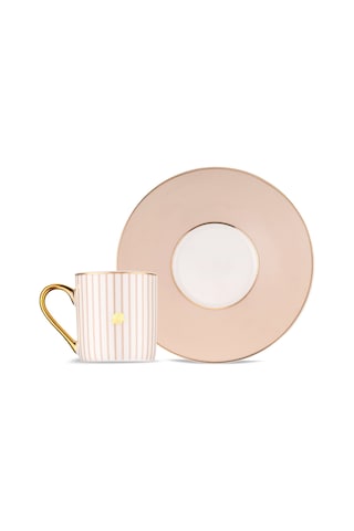 Jumbo Navy 2'li Kahve Fincan Takımı Beige Bej