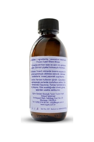 Eget Saf Lavanta Suyu 200 ML