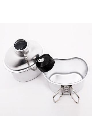 Freecamp Goodman Alüminyum Kupalı Matara 1 Litre-Kamuflaj