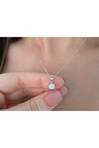 Sirius 0,50 Karat Görünümlü Pırlanta Tektaş Kolye 0817P0047