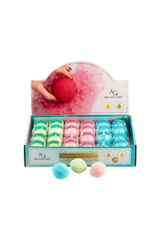 Banyo Bombası, 12 Adet, 37g, Köpüren Nem Bombası, Çok Renkli