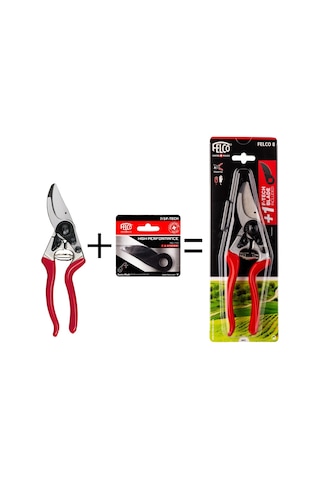 Felco 8 Budama Makası Ve F-tech 7/3 Yedek Bıçaklı Özel Seri