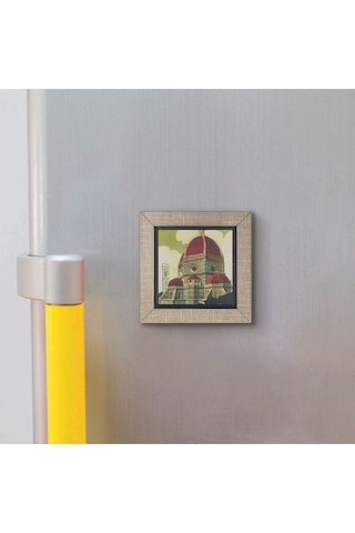 İtalya Görseli Baskılı Mdf Magnet 7x7 256