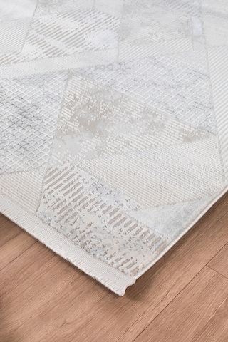 Bienal Vl Saçaklı Modern Dokuma Halı,yüksek Kalite Oturma Odası,salon,mutfak Halısı 8699a-gri