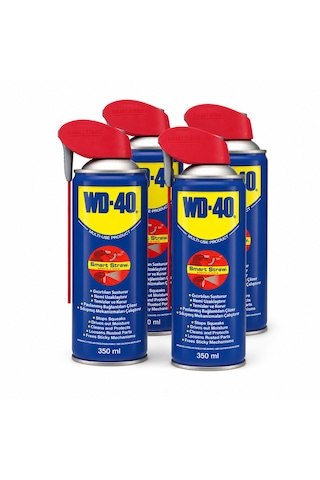 WD-40 Yağlayıcı ve Pas Sökücü Sprey Kobra Başlıklı 4 x 350 ML