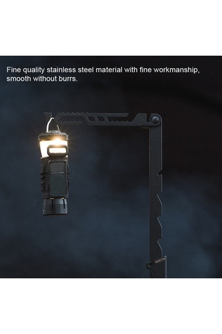 Shinetrip Açık Taşınabilir Kamp Işık Rafı Ölçeklenebilir Çok Siyah