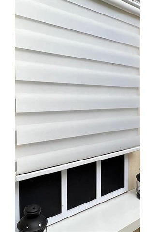Zebra Stor Perde Beyaz Stb 400v01-d Çok Renkli