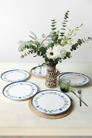 Keramika Daphne Nordic Servis Tabağı 28 Cm 6 Adet 22921 Çok Renkli