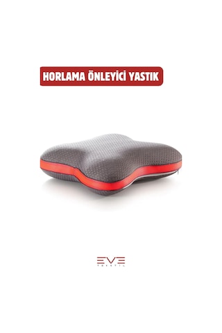 Visco Ergonomik Horlama Önleyici Yüksek Kaliteli Elastik Karbon Yıldız Desenli Yastık