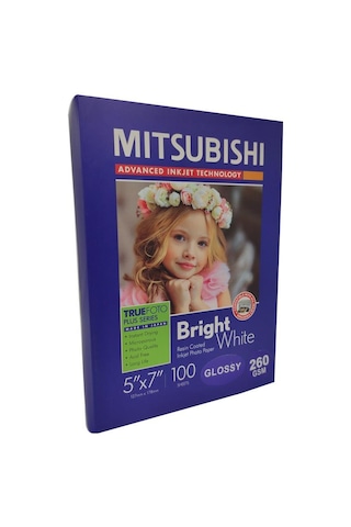 Mitsubishi 5X7 13X18 260 G Parlak Inkjet Kağıt