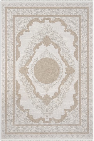 Woolen Halı Palace Modern Akrilik Halı 4854 Bej Renkli