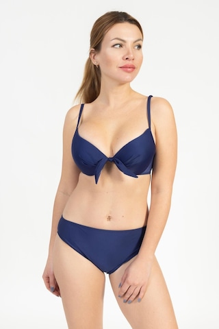 Pemilo Kadın 717 Kaplı Bikini Takımı Lacivert-lacivert 37162 - 1