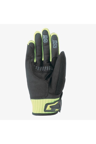 Oj Lever Siyah/sarı Korumalı Motosiklet Eldiveni S