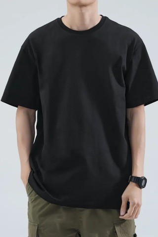 Cool Tarz Erkek Oversize Siyah Taş Yeşil Lacivert %100 Pamuklu 4'lü T-shirt Paketi Siyah-taş-yeşil-lacivert Siyah-taş-yeşil-lacivert