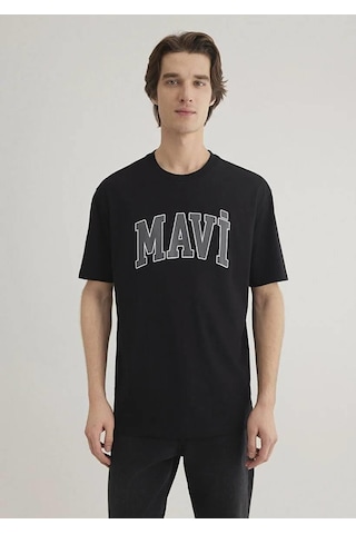 Mavi Logo Erkek T-shirt M0611711-900-24454 Siyah