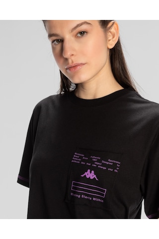 Kappa Authentic Kage Kadın T-Shirt-Siyah