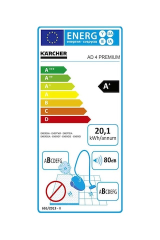 Karcher AD 4 Premium 600 W Toz Torbasız Şömine Elektrikli Süpürge