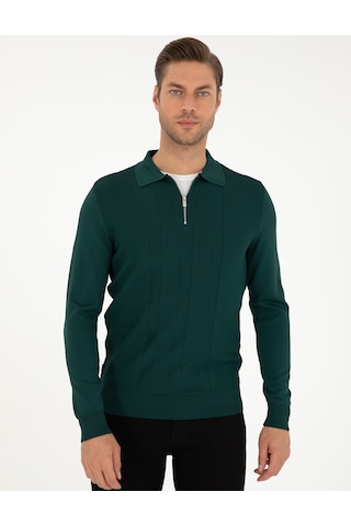 Pierre Cardin Erkek Yeşil Kazak /triko 50296453-vr054 Yeşil
