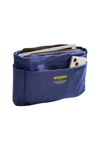 Travel Fermuarlı Çanta İçin Organizers İç Astar, Koyu Mavi 238252260 Mavi