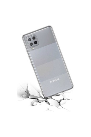 Zore Galaxy Uyumlu M22 Kılıf Süper Silikon Kapak - Renksiz Renksiz