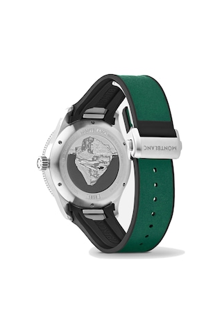 Montblanc 1858 Iced Sea Automatic Date 131450 Altın - Mavi