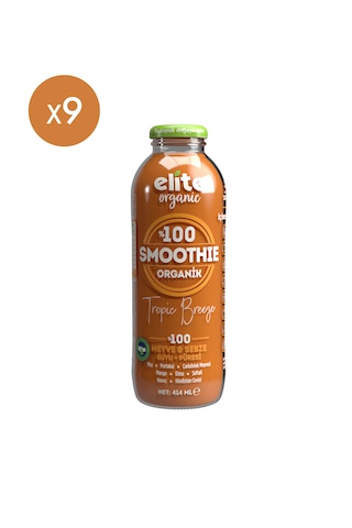 9'lu Organik Smoothie Tropıc Breeze 414 Ml
