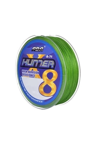 Aba X8 8 Kat Örgü Ip Misina 300 mt 1.2 No 0,185 mm Yeşil Renk