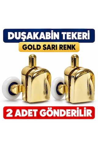 Sarı Duşakabin Tekeri Gold Sadece Alt İçin Gönderilir 2 Adet
