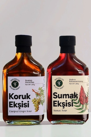 Natureller Sumak Ekşisi + Koruk Ekşisi 2 x 280 G