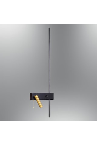 Özcan Aydınlatma 3007b-19 Prenta Baston Aplik Sol Spot Siyah