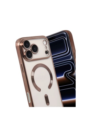 Apple, Uyumlu iPhone 17 Pro Max Kross Magneticsafe Kapak Çöl Titanyum
