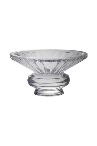 Paşabahçe Kristal El İmalatı Gravurlu Ayak Oval Kase 24244