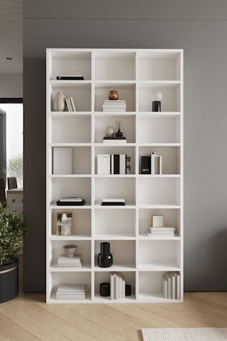 Albefa 109zeynep 24 Raflı Çok Amaçlı Dolap - Kitaplık Beyaz