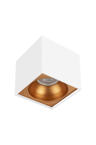 Spot Lamba Led 7W Kare Beyaz-Bakır Duvar Aydınlatma Armatür