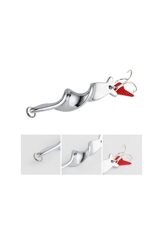 Dönen Metal Spinner Balıkçılık Cazibesi Sert Yemler Balık Kanca Takımı, Boyut:14g