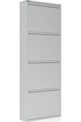 Ceha 4'lü Metal Ayakkabılık - Gri K.AYK-4 /AB7035