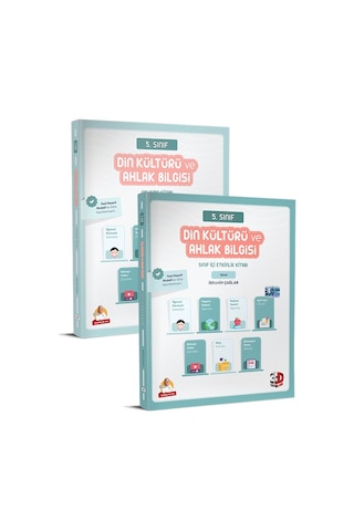 3d 2026 5. Sınıf Din Kültürü Ek Sınıf İçi Etkinlik Kitabı + Çalışma Kitabı 2 Kitap