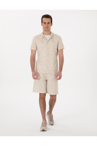 Pierre Cardin Erkek Bej Şort Örme 50302548-vr011 Bej
