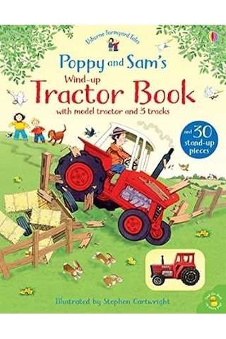 Poppy and Sam's Wind-Up Tractor Book - Heather Amery - Usborne