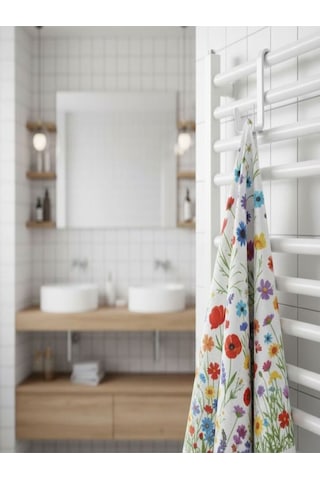 1 Adet Havlupan Askısı, Kıyafet Askısı, Kapı Arkası Askısı Radyatör Askısı Banyo Askısı Beyaz Beyaz