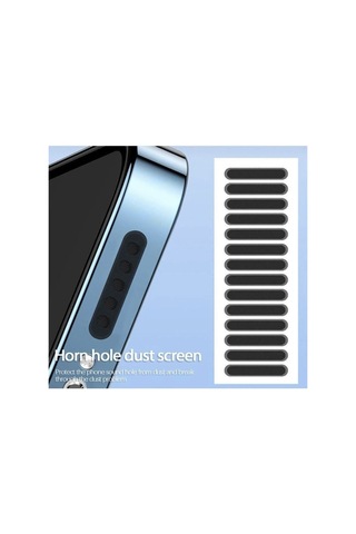 3 Adet Cep Telefonu Hoparlörü Için Toz Önleyici Sticker-telefon Hoparlör Koruyucu 1.6 Cm-2.2 Cm