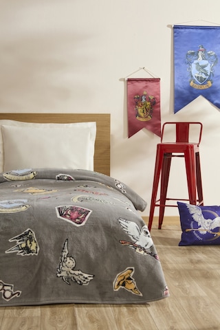 Karaca Home Harry Potter Draco Tek Kişilik Battaniye Antrasit