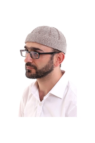 Kışlık Kadife Takke - Kahverengi
