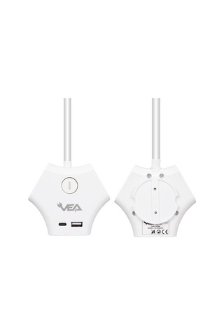 Vea Ve-g903yc 3 Lü Usb+ Type-c Girişli Anahtarlı 1.5 Metre Grup Priz Diğer