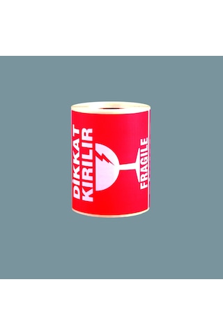 Kırılır Etiketi 100X100/250 Sarım 1 Rulo