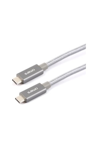 Omars Type-C 3.1 5Gbps 3A Şarj Ve Data Kablosu Gri - 1.5 Metre