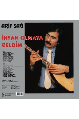 Arif Sağ - İnsan Olmaya Geldim Plak