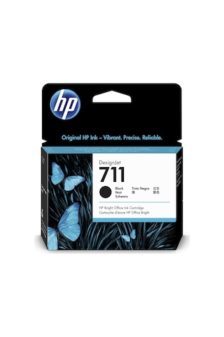 Hp 711 Cz133A Siyah Kartuş Yüksek Kapasite 80Ml T120