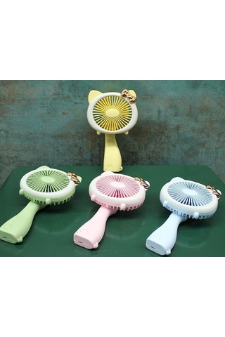 Şarjlı El Fanı Vantilatör 3 Kademeli Alk2685