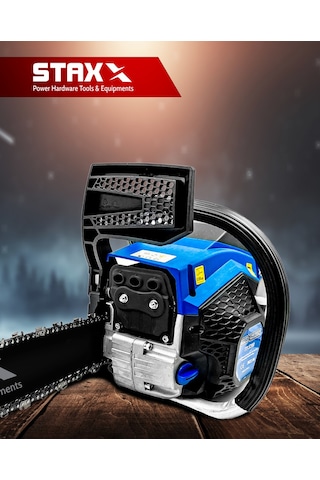 Staxx Power Turbo520 Benzinli Ağaç Kesme Motorlu Testere 52cc